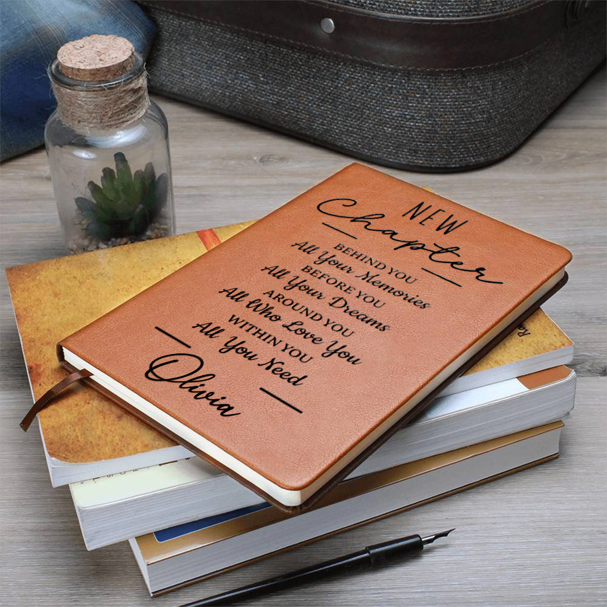 Birthday Gift - Personalized Birthday Leather Journal