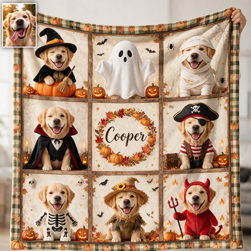 Spooky Friend - Personalized Dog Blanket