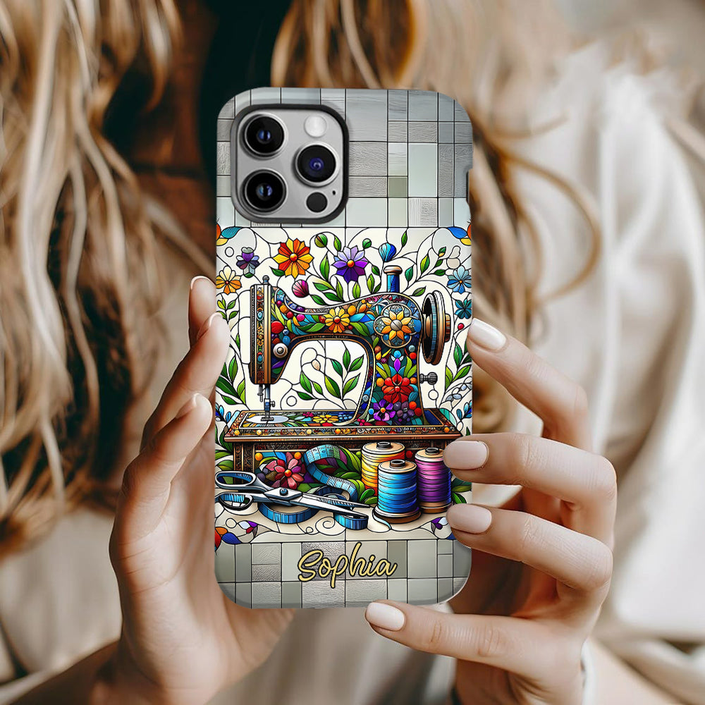 Coque de téléphone personnalisée « Couture » ​​avec imprimé intégral