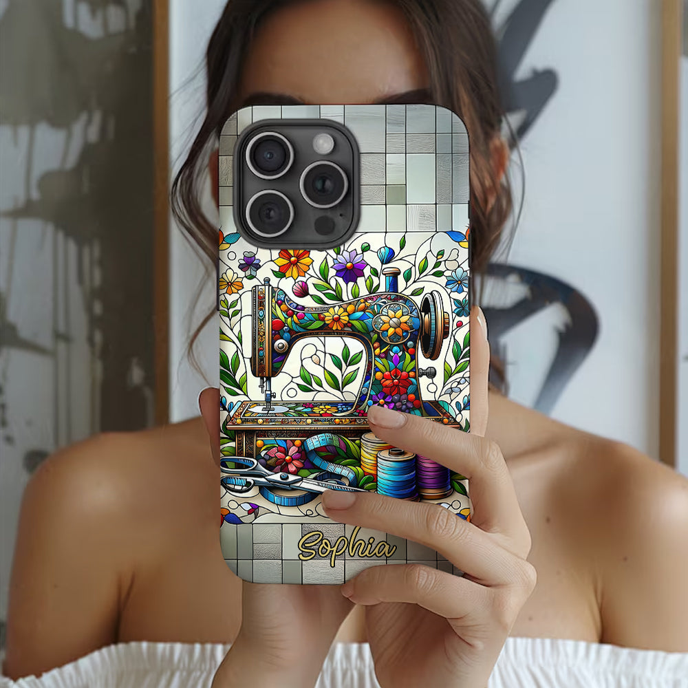 Coque de téléphone personnalisée « Couture » ​​avec imprimé intégral
