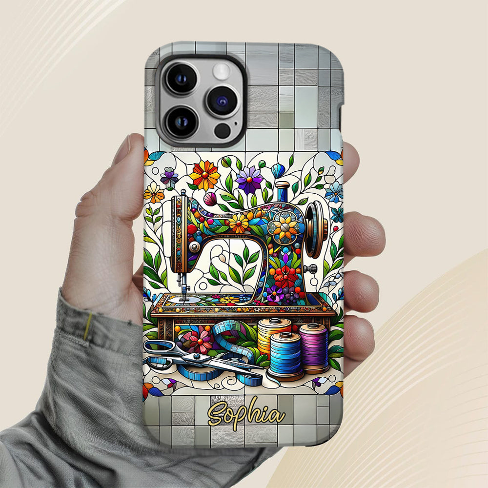 Coque de téléphone personnalisée « Couture » ​​avec imprimé intégral