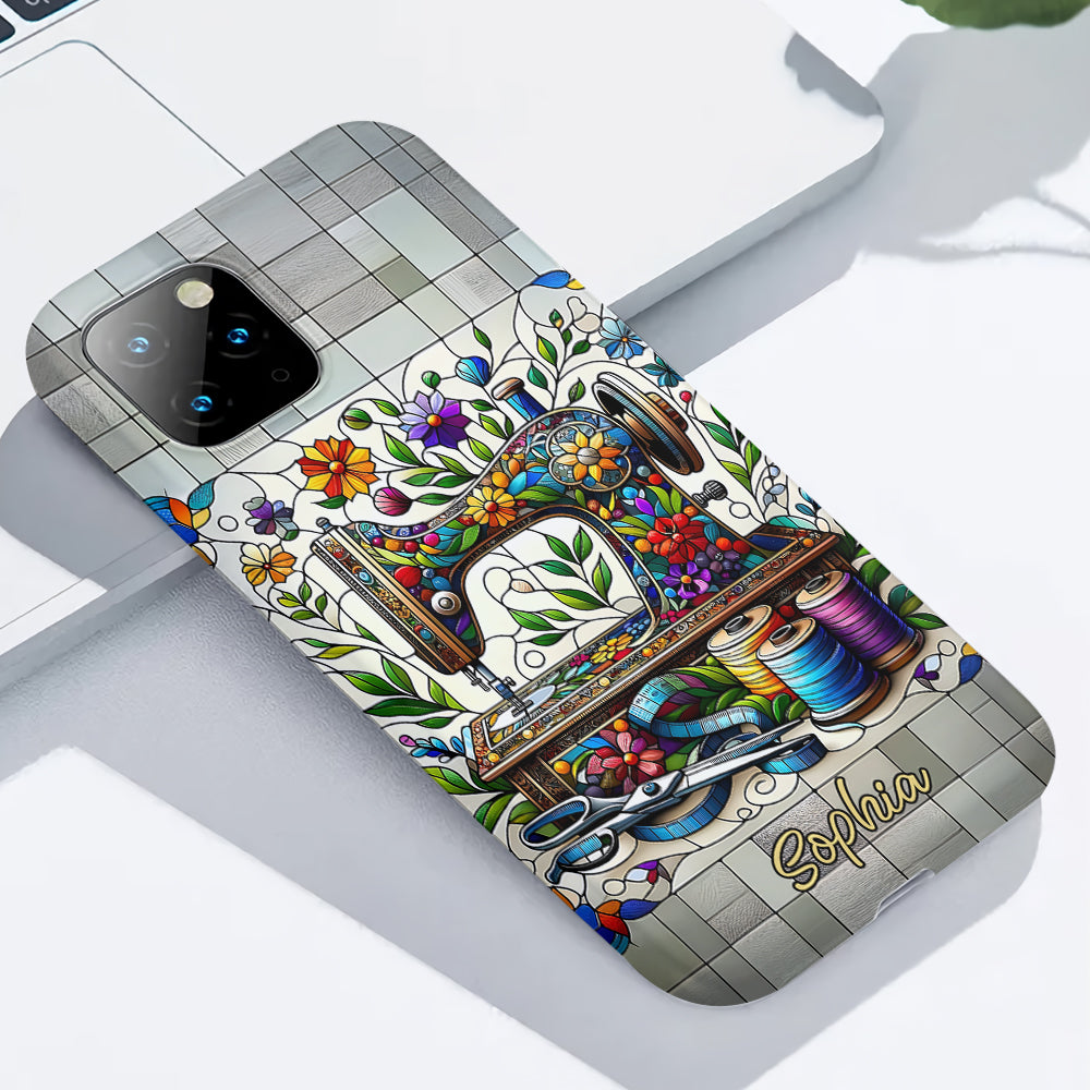 Coque de téléphone personnalisée « Couture » ​​avec imprimé intégral