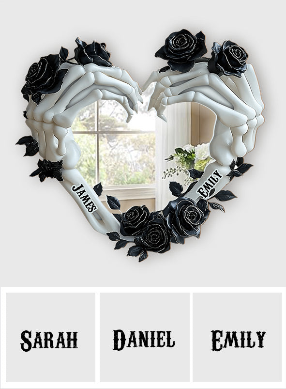 Till Death Do Us Part - Personalized Couple Wall Hanging Mirror