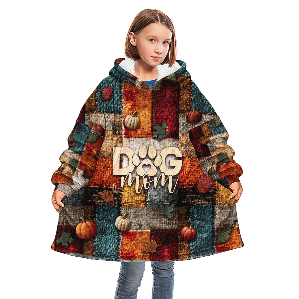 Hundemama – Personalisierte Hunde-Decken-Hoodie