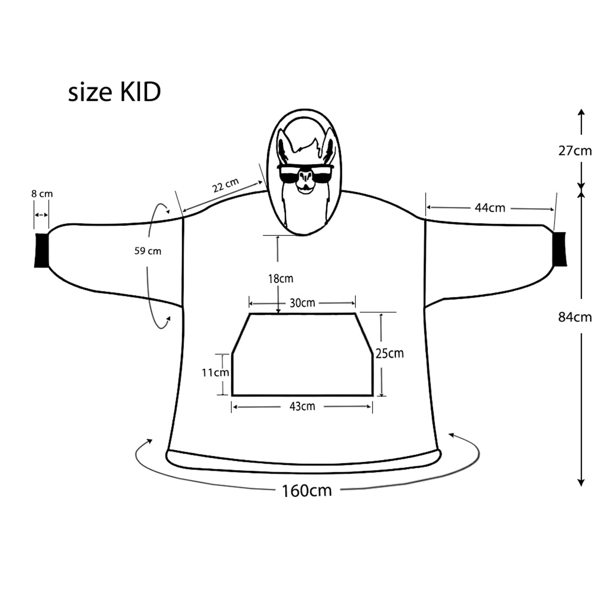 Hundemama – Personalisierte Hunde-Decken-Hoodie