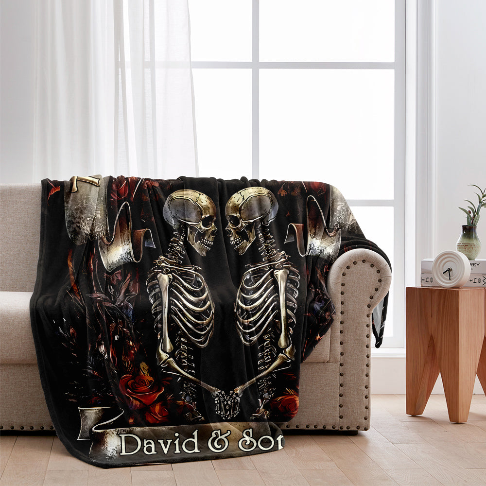 Bis dass der Tod uns scheidet – Personalisierte Pärchendecke