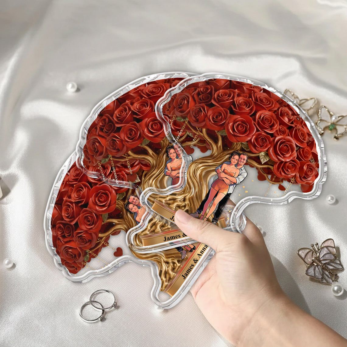 Custom From Any Photo - Personalized Couple Catch-All Tray