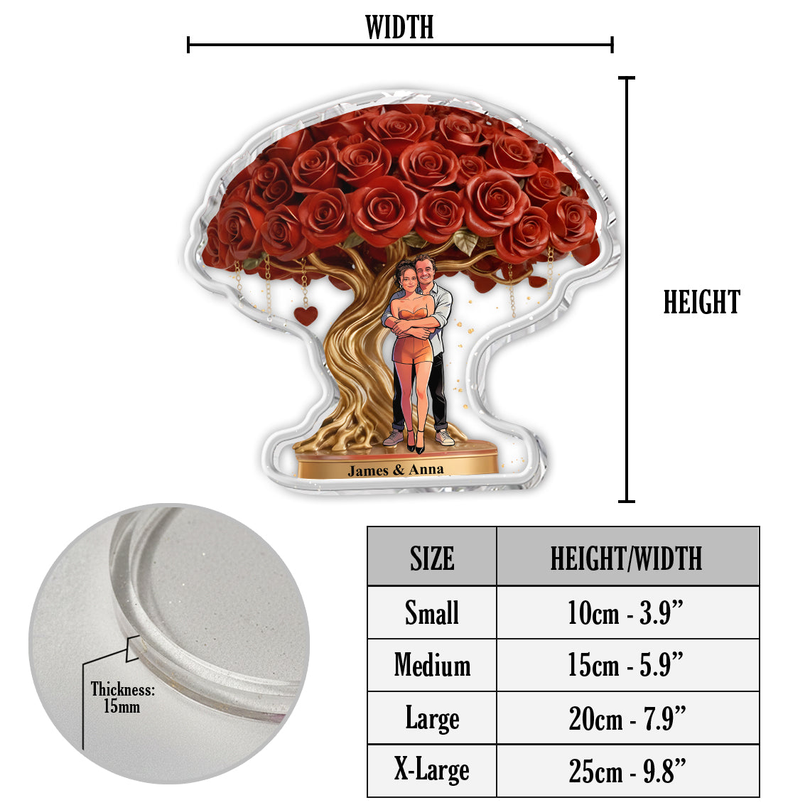 Custom From Any Photo - Personalized Couple Catch-All Tray