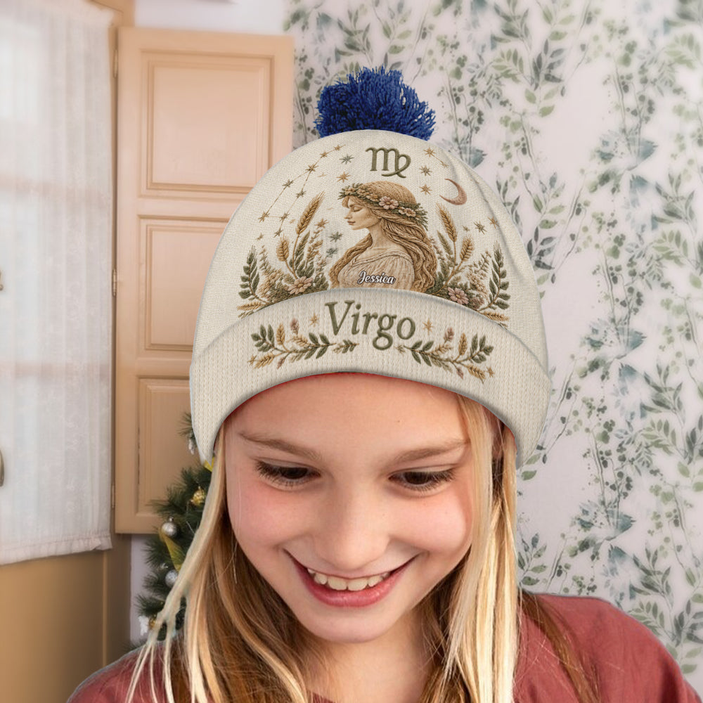 Zodiac Sign - Personalized Horoscope Beanie Hat