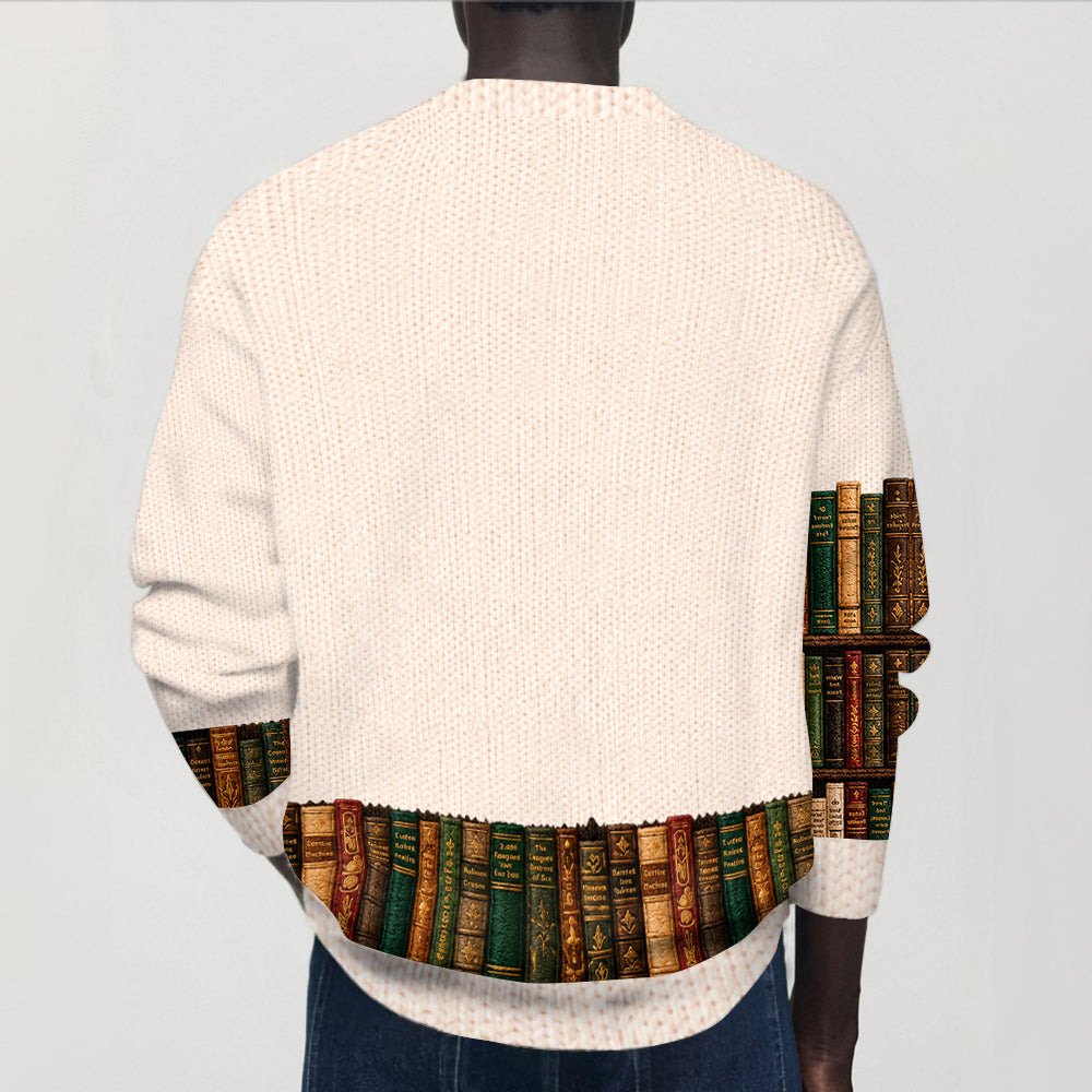 Just a Girl Who Loves Books - Personalized Book Cardigan Sweater