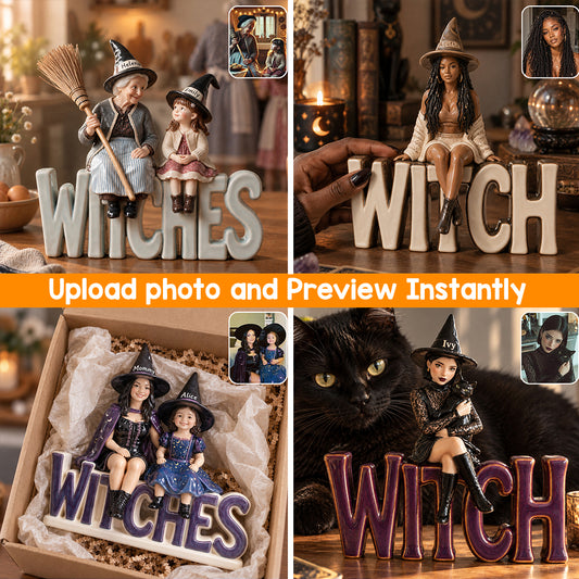 Be A Witch - Personalized Witch 3D Plaque
