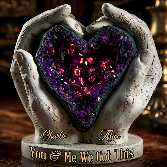 We Got This - Personalized Couple Custom Shaped Acrylic Plaque