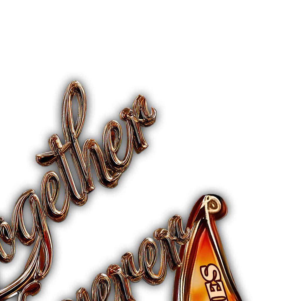 Together Forever - Personalized Couple Cut Metal Sign