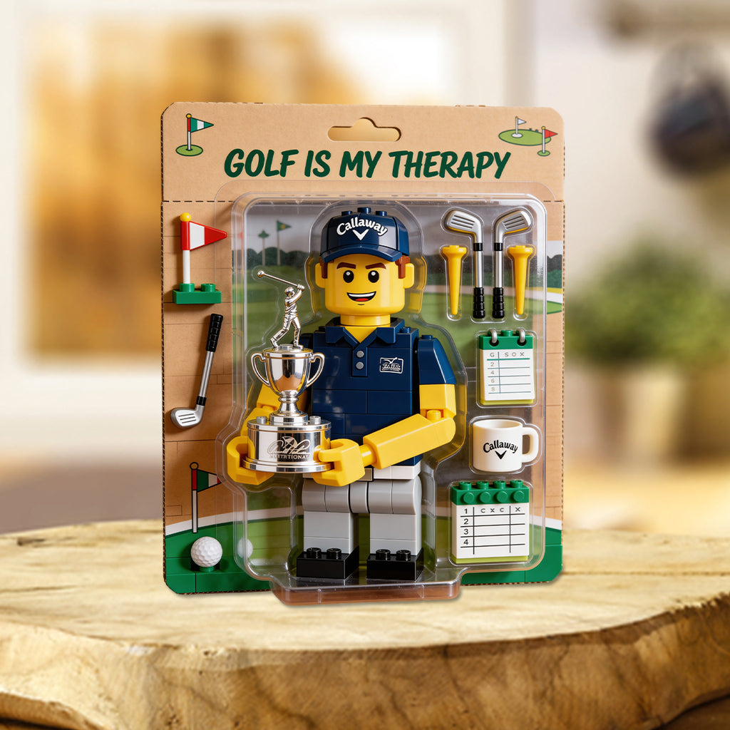 Hole-in-One – Personalisierte, individuell geformte Acrylplakette für Golfer