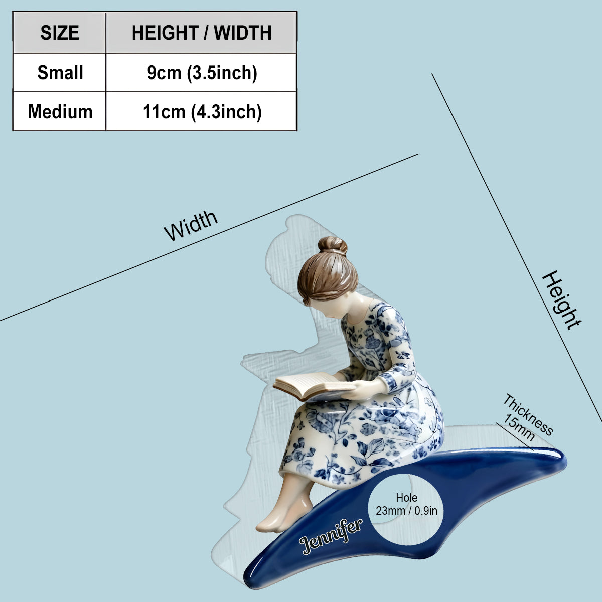 Amoureux des livres - Porte-pages de livre personnalisé