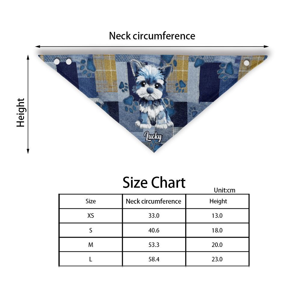 Love My Dog - Personalized Dog Pet Bandana