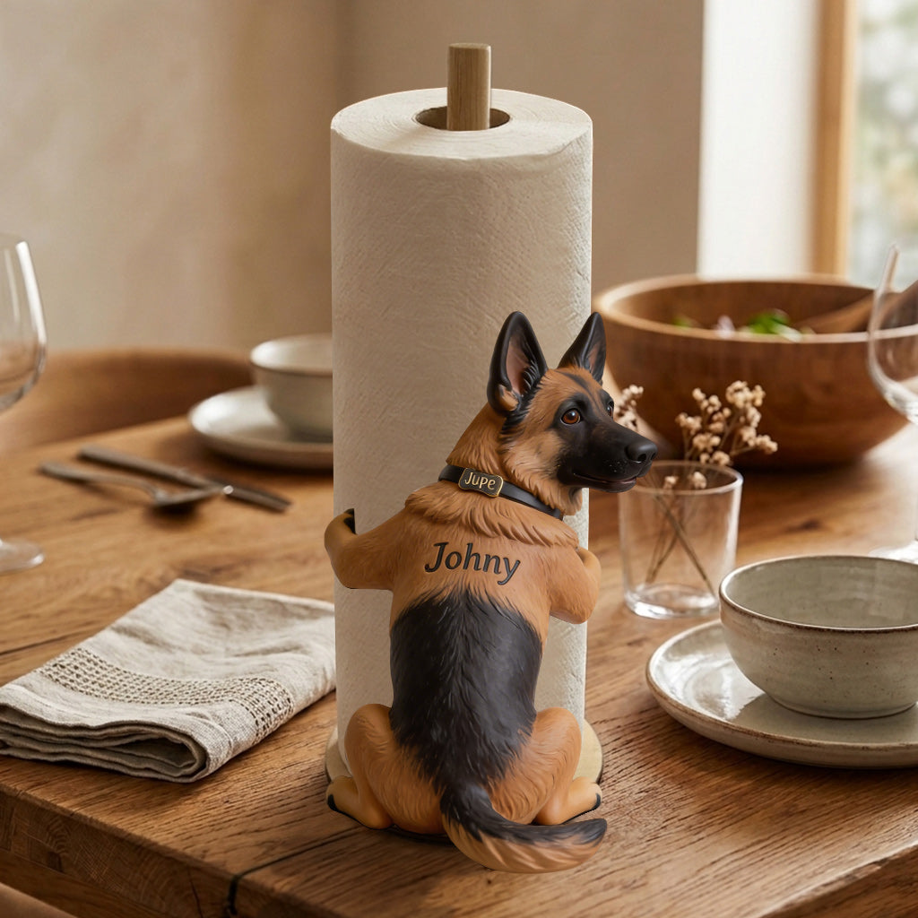 Personalisierter Haustierfoto - Individueller Küchenpapierhalter