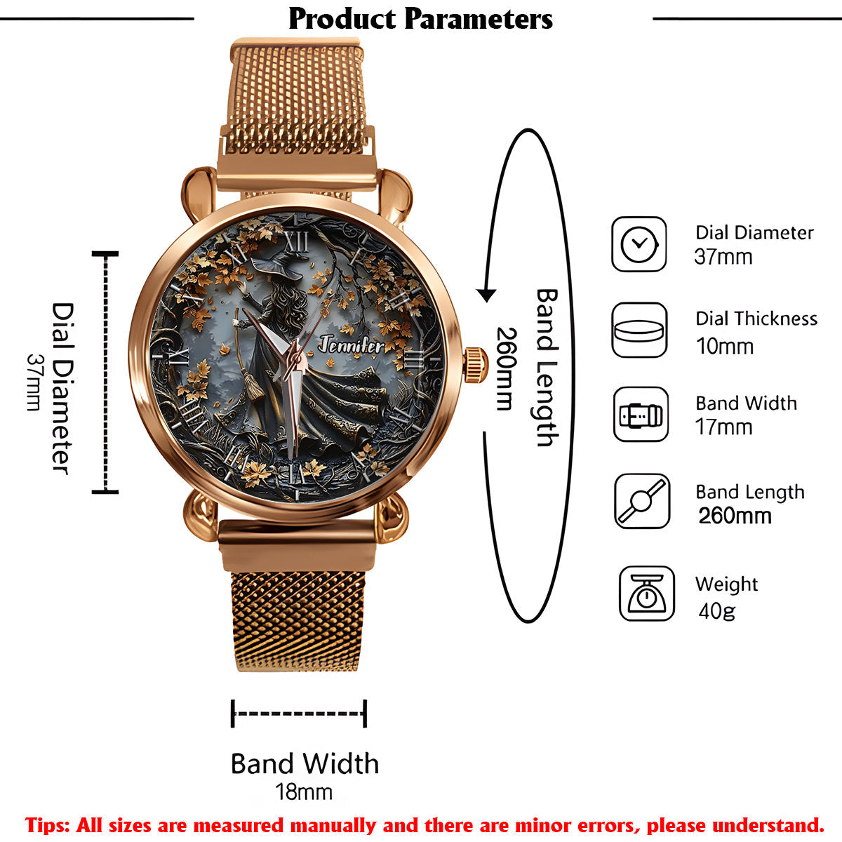 Magical Witch - Personalized Witch Women Hand Watch