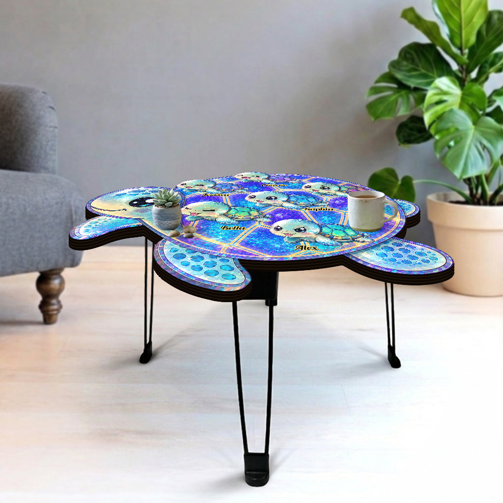 Turle Lovers Gift - Personalized Turtle Table Custom Shape