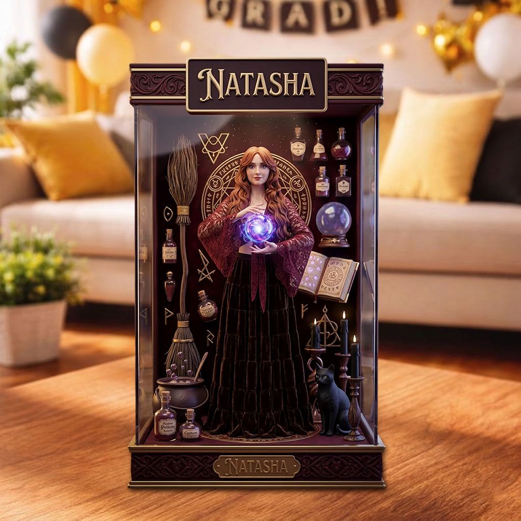 Magic Spell - Personalized Witch Acrylic Display Box