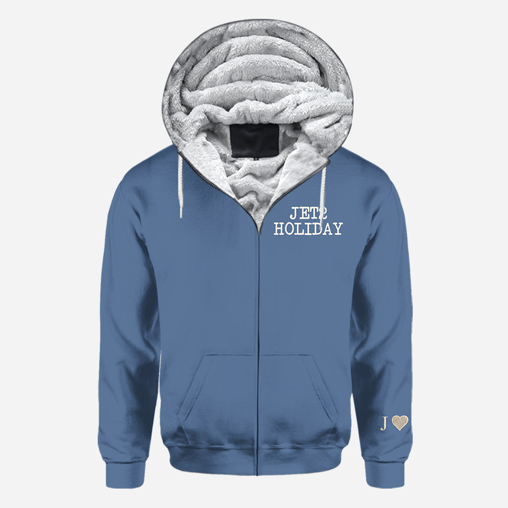 My Girlfriend Beats Me Nothing Beats A Jet2 Holiday - Personalized Couple All Over Shirt