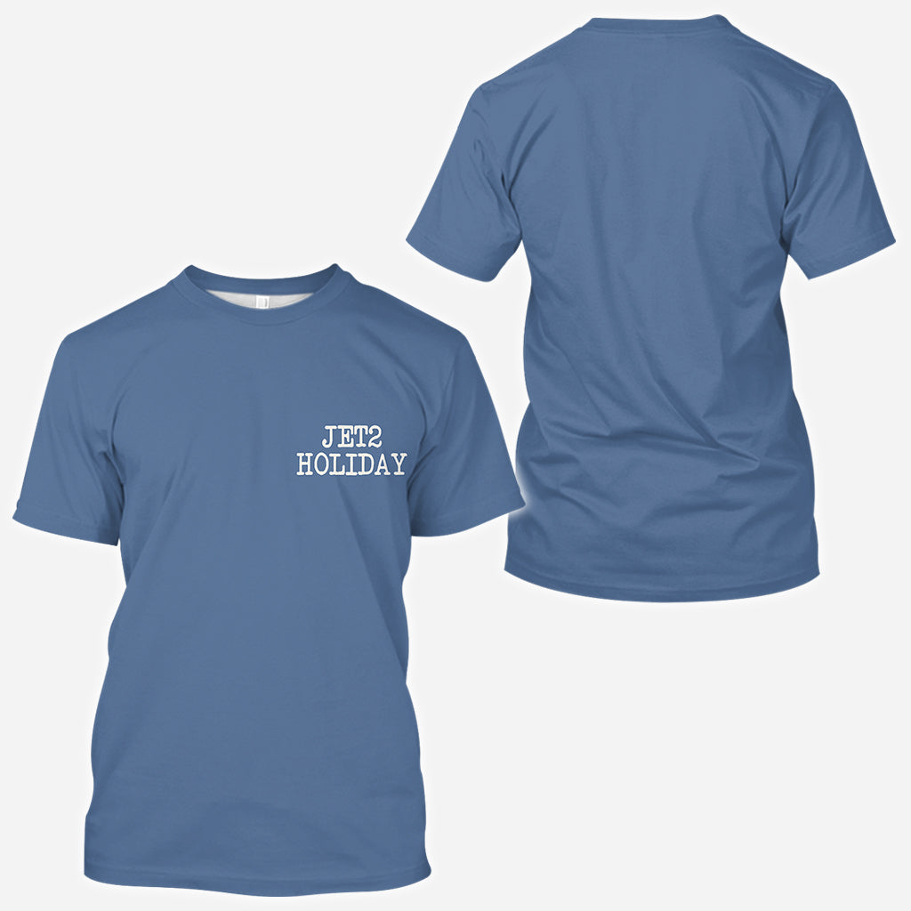 My Girlfriend Beats Me Nothing Beats A Jet2 Holiday - Personalized Couple All Over Shirt