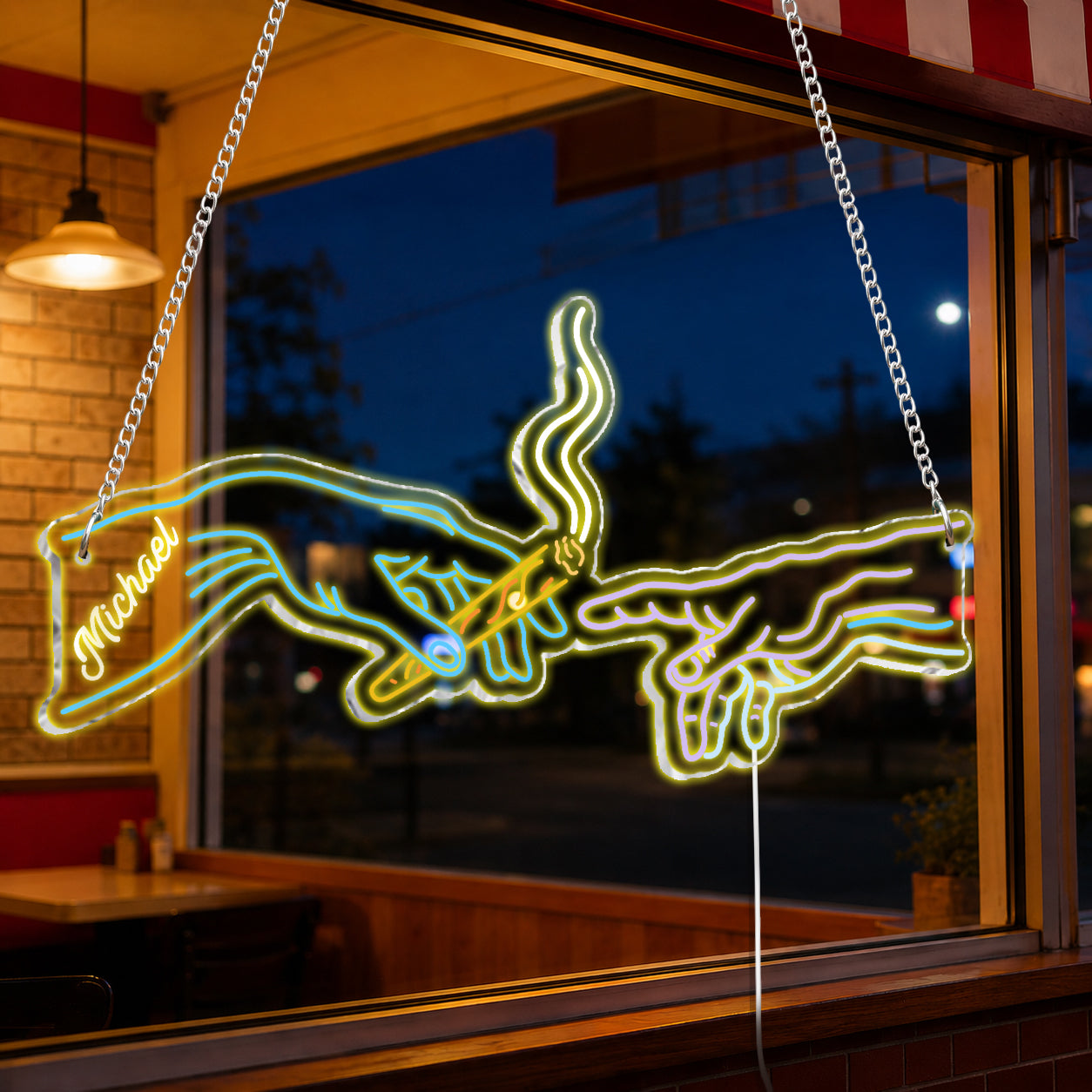 Die Kreation - Personalisierte Weed Neon LED Lichtsignatur