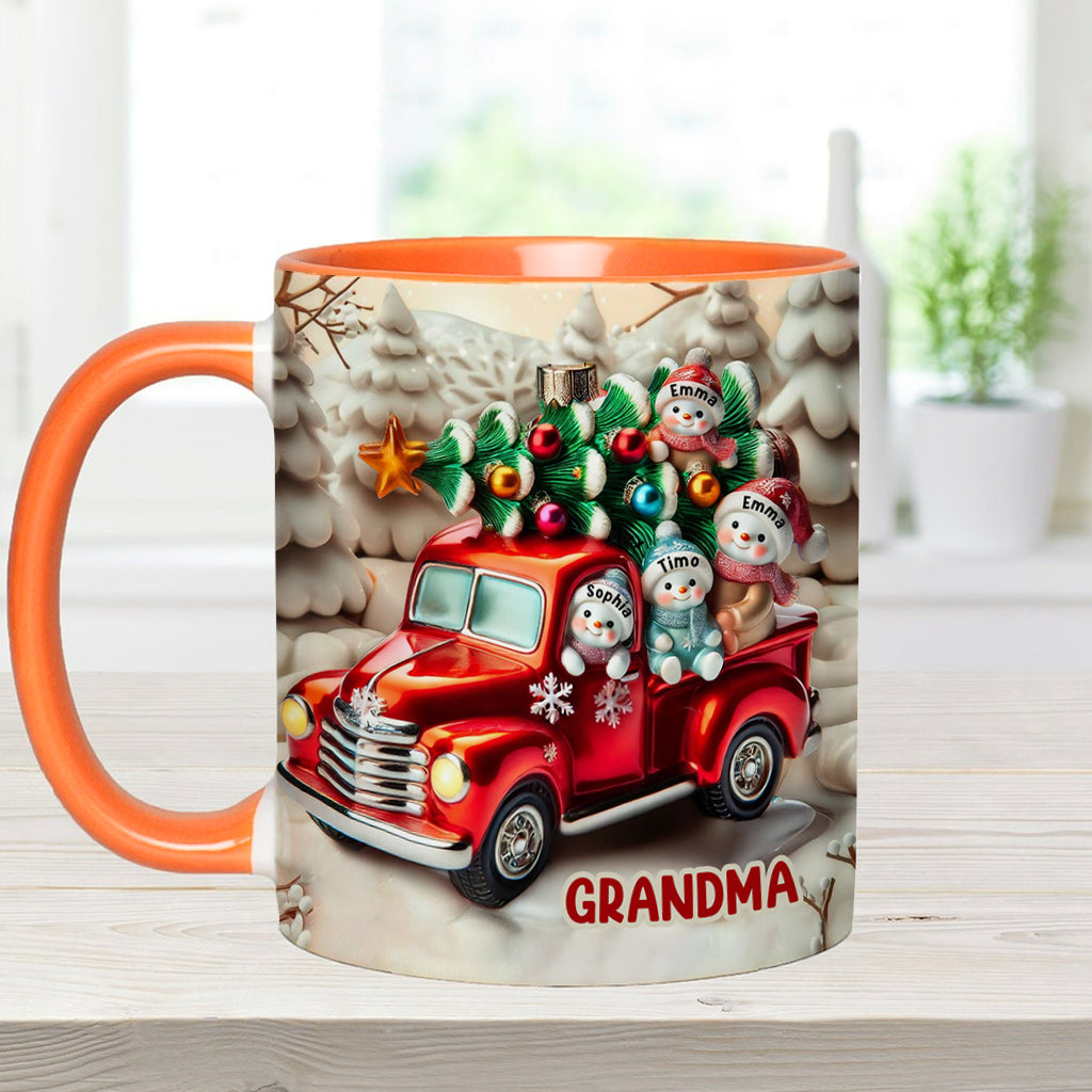 Mug personnalisé « Les Mignonnes de Mamie »