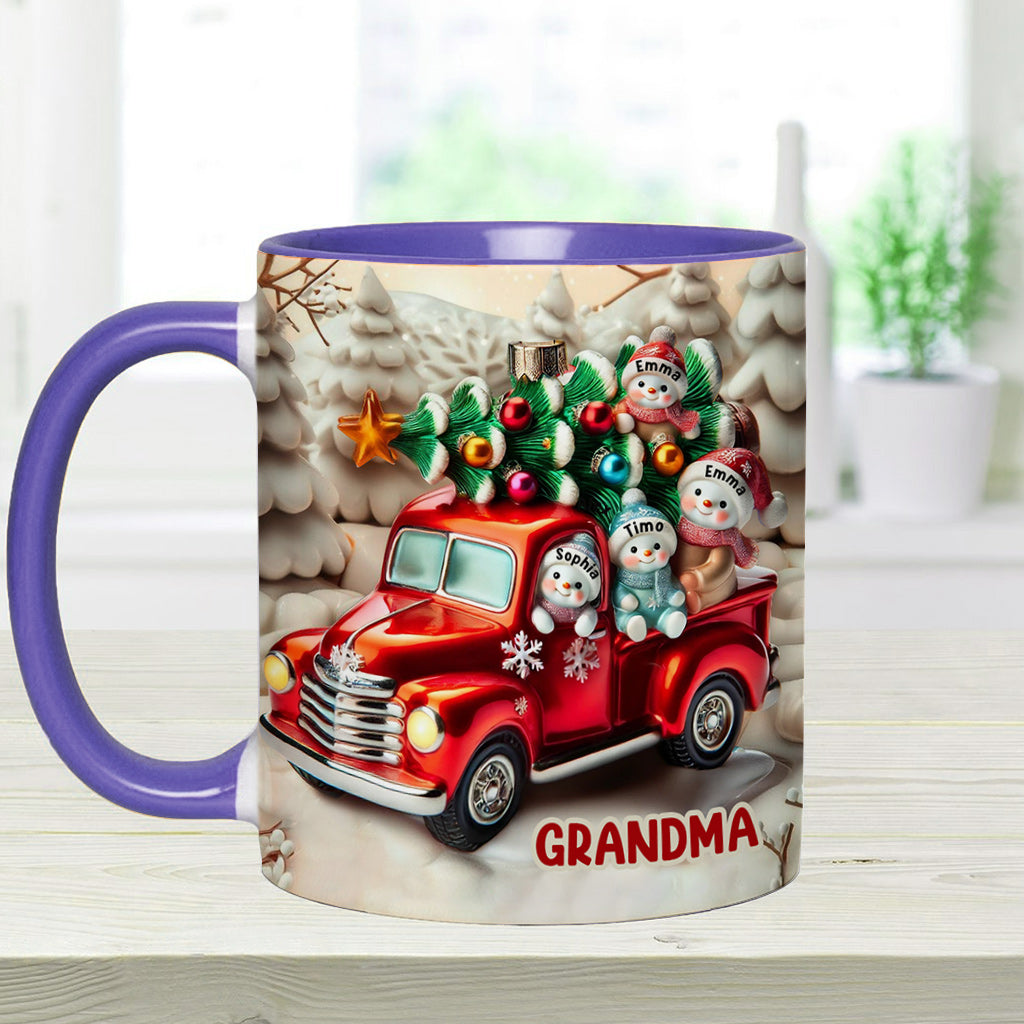 Mug personnalisé « Les Mignonnes de Mamie »