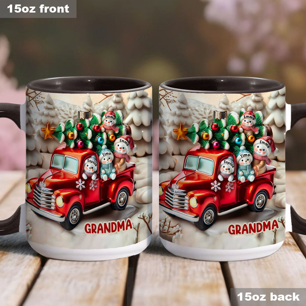 Mug personnalisé « Les Mignonnes de Mamie »