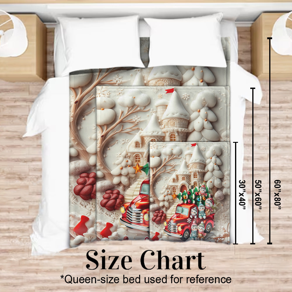 Nana's Cuties – Personalisierte Oma-Decke