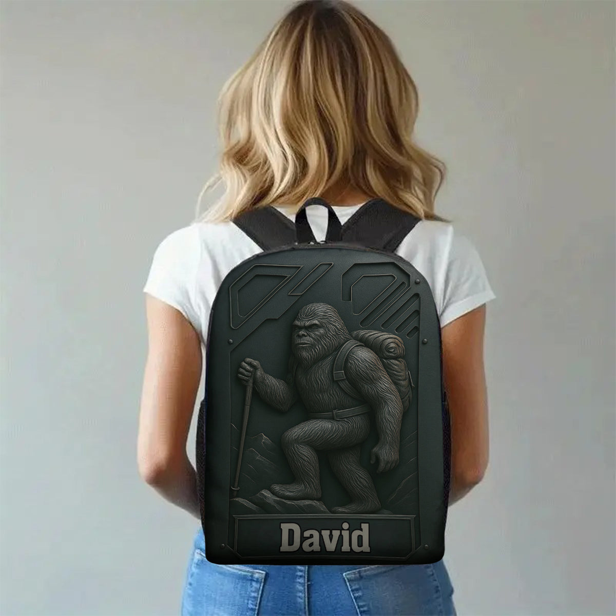 Hiking Sasquatch - Personalized Hiking Multifunctional Backpack