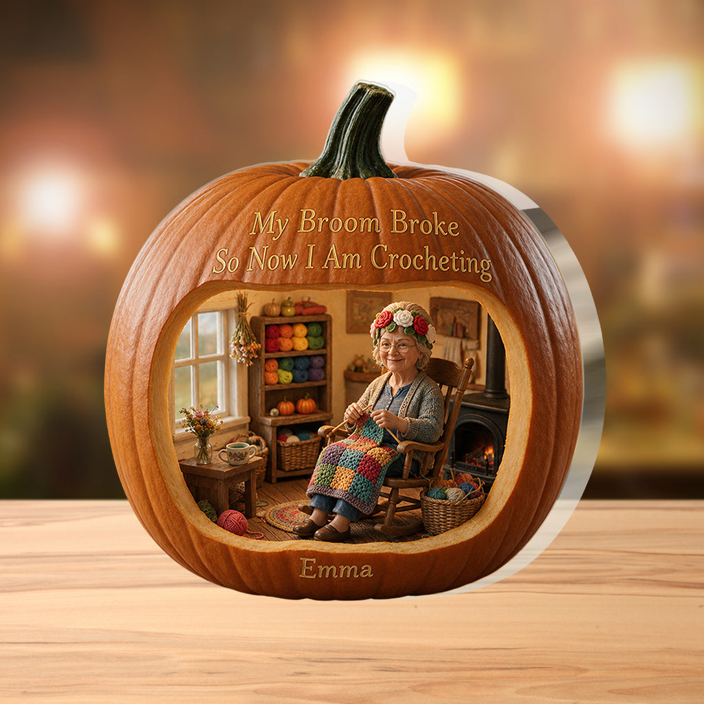 It's Fall Y'all - Personalized Sewing Custom Shaped Acrylic Plaque