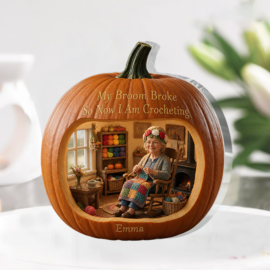 It's Fall Y'all - Personalized Sewing Custom Shaped Acrylic Plaque