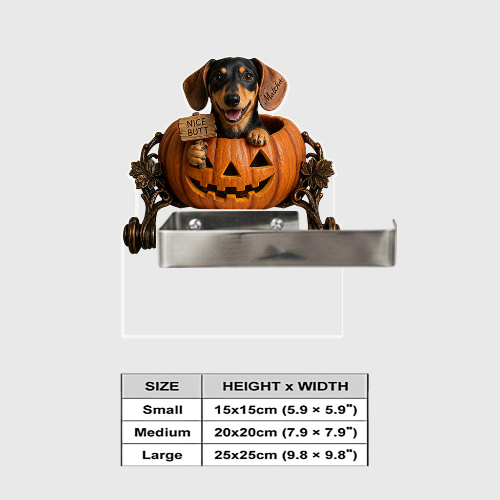 Nice Butt - Personalized Dog Toilet Paper Holder