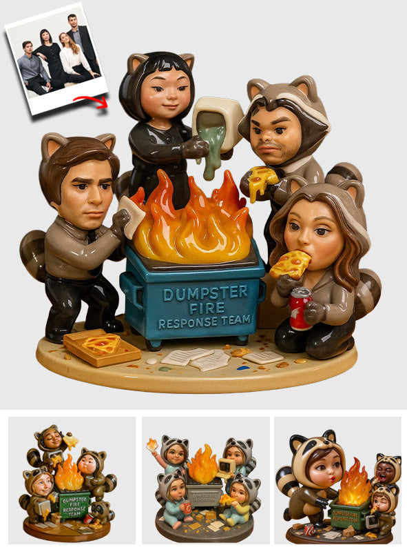 Dumpster Fire Response Team - Personalized Colleague Custom Shaped Acrylic Plaque