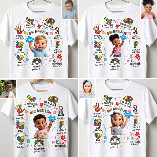 Autism Christian - Personalized Autism Awareness All Over Shirt