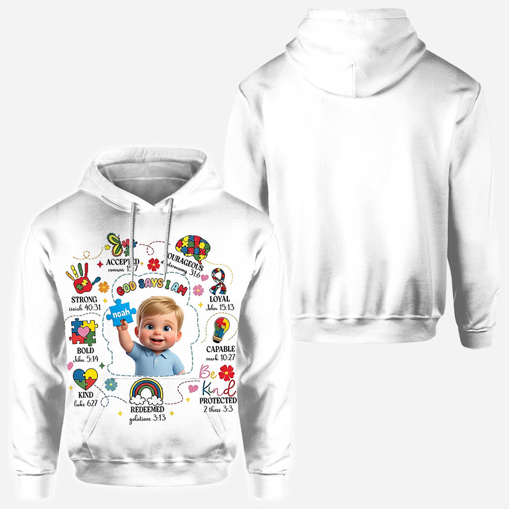 Autism Christian - Personalized Autism Awareness All Over Shirt