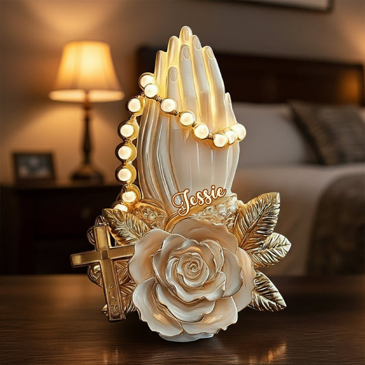 Praying Hands - Personalized Christian Custom Shaped Acrylic Plaque