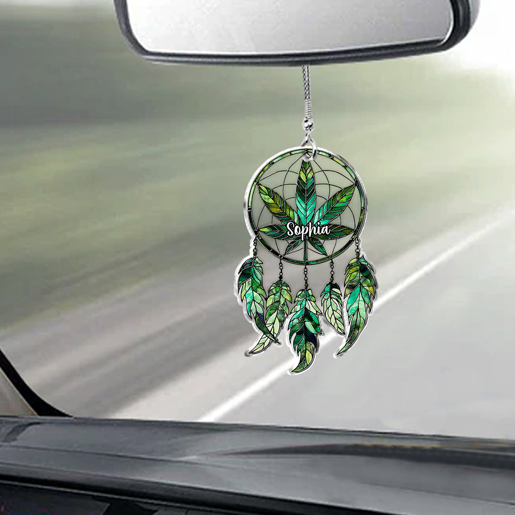 Beautiful Marijuanas - Personalized Weed Transparent Car Ornament