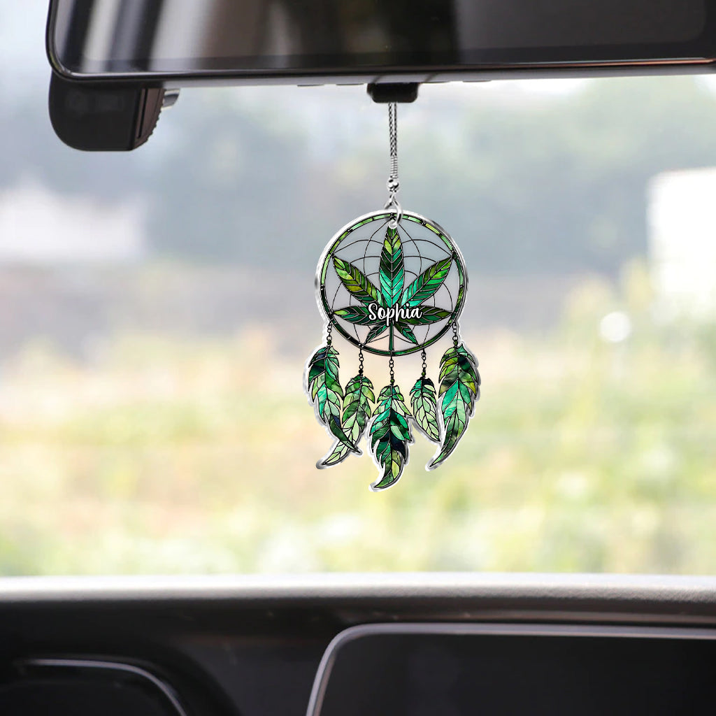Beautiful Marijuanas - Personalized Weed Transparent Car Ornament