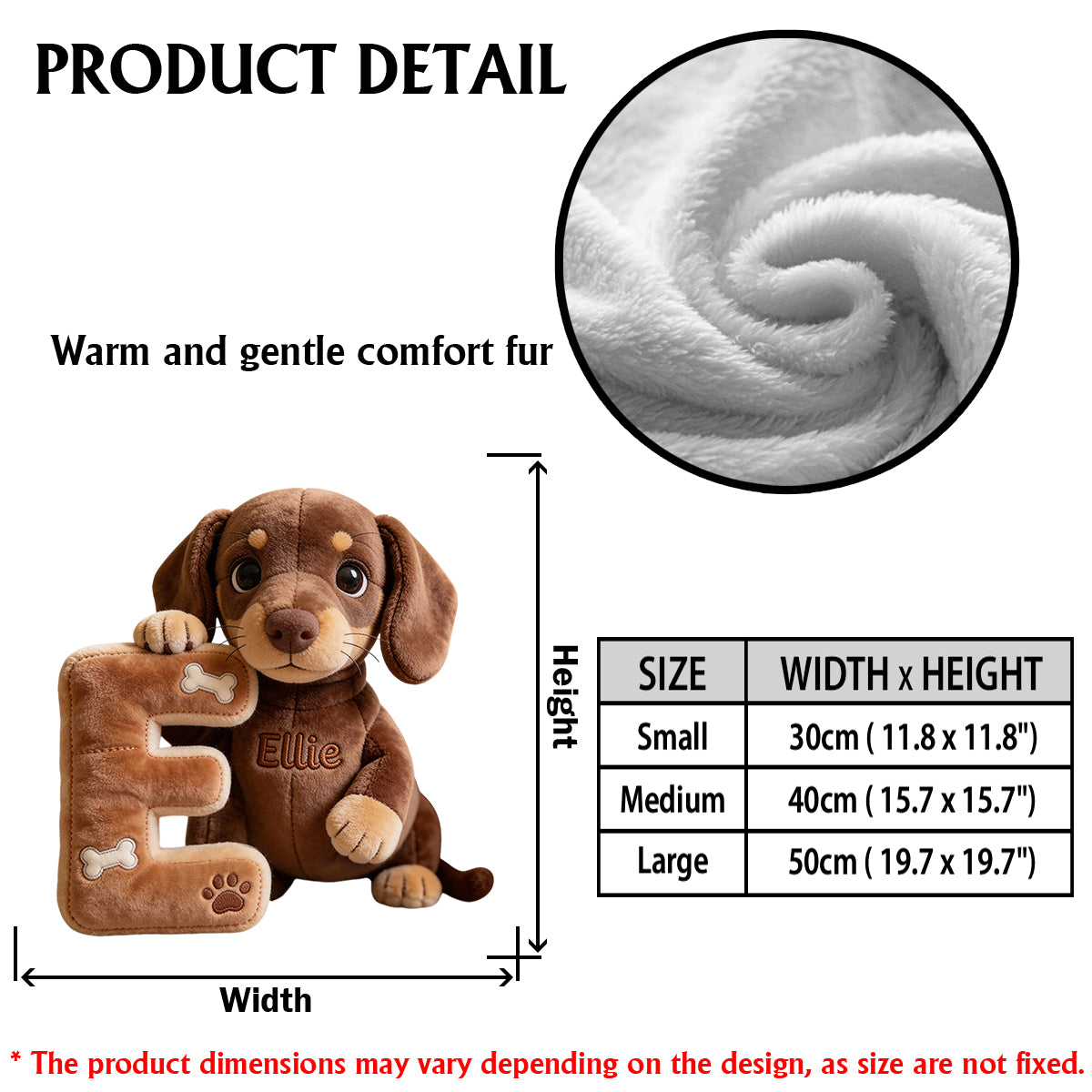 Custom Any Pet Photo - Personalized Dog Premium Faux Fur Pillow