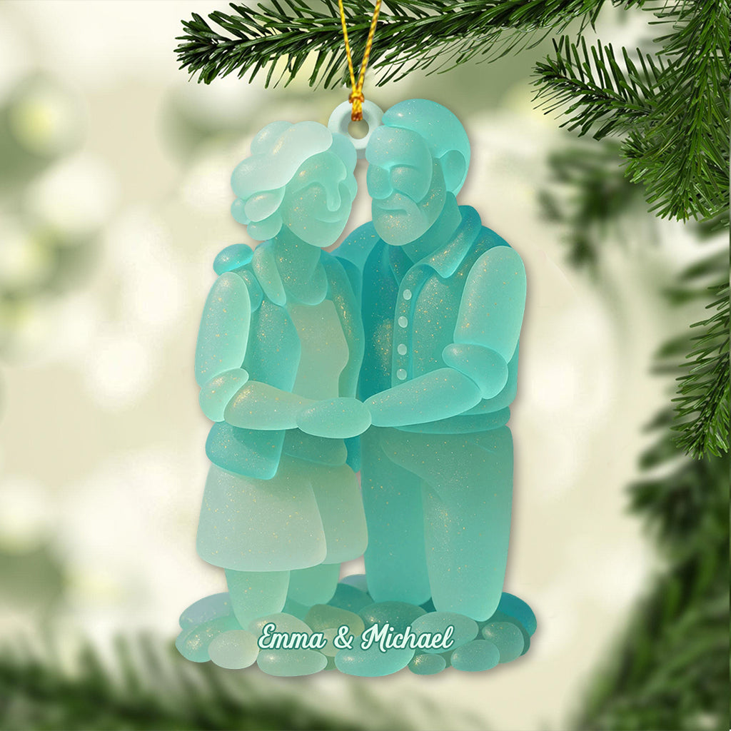 Sea Glass Family - Personalized Family Ornament