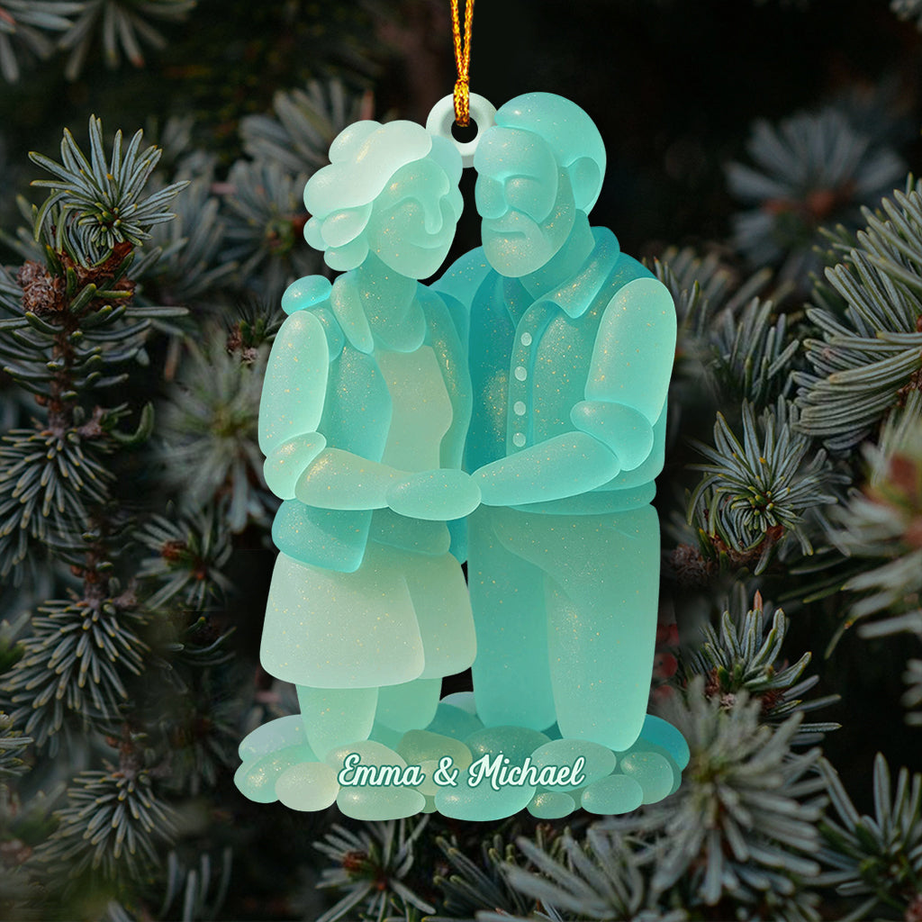 Sea Glass Family - Personalized Family Ornament