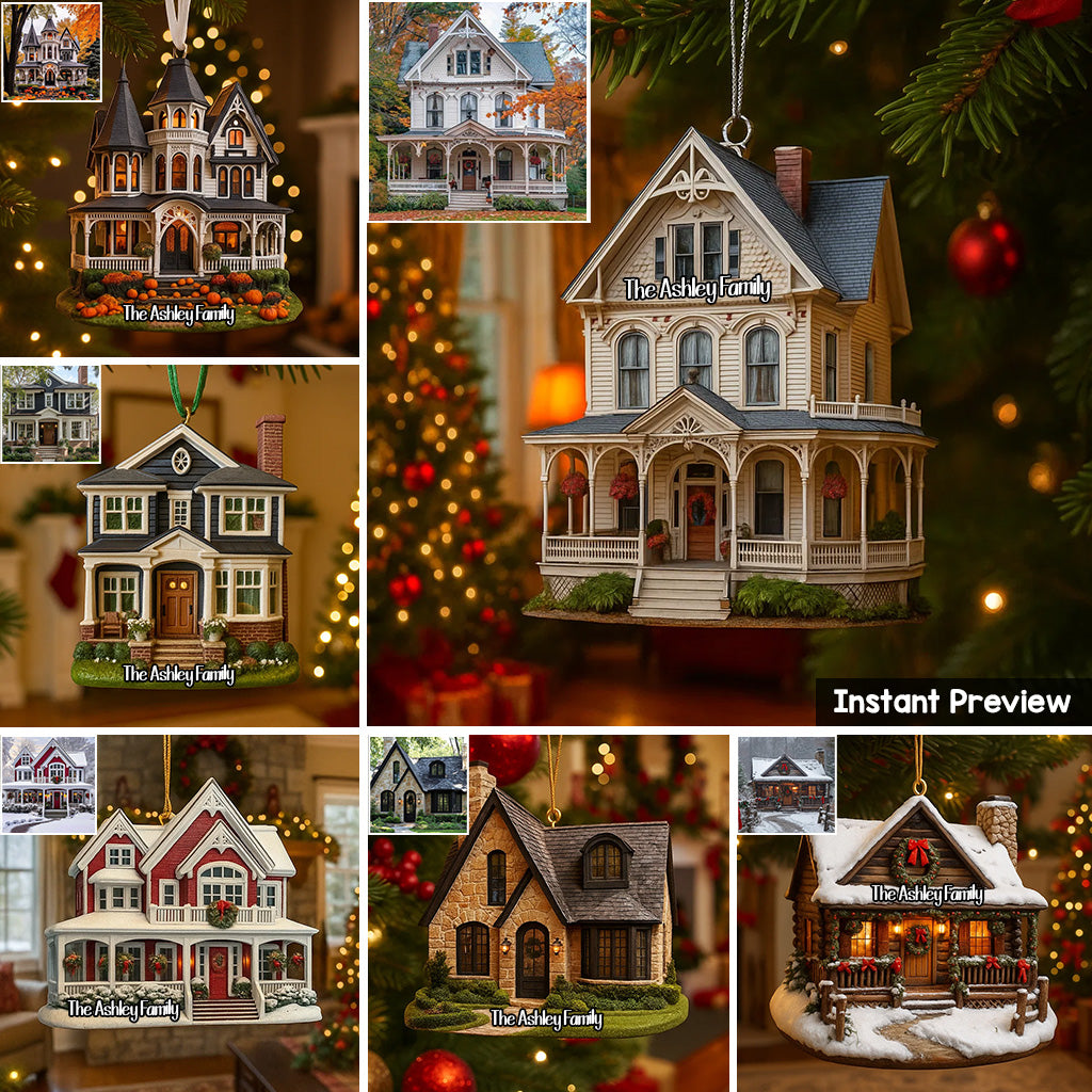 Notre maison - Ornement familial personnalisé