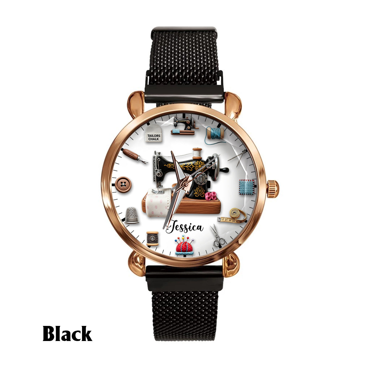 Sewing Time - Personalized Sewing Women Hand Watch