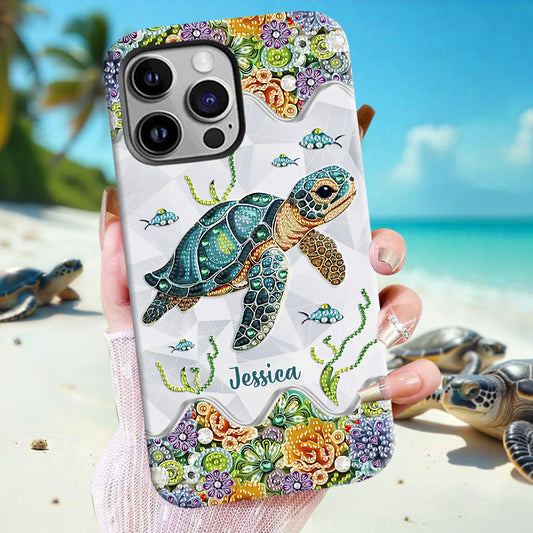 Just A Girl Who Loves Turtle - Personalized Turtle Full Print Phone Case