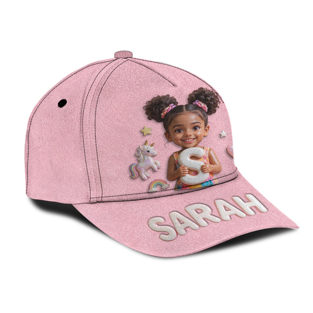 Custom Photo, Alphabet, Any Theme - Personalized Kid Classic Cap