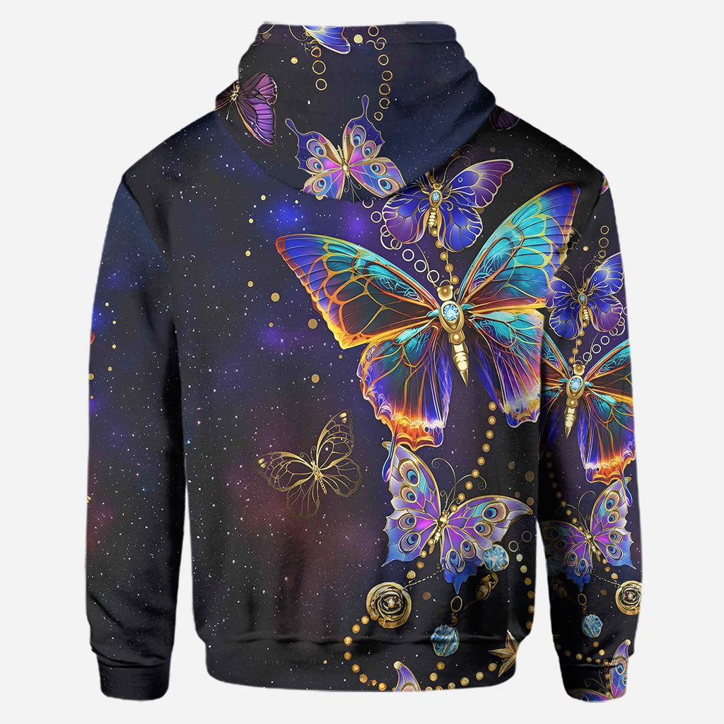 Beautiful Butterfly - Personalized Butterfly Hoodie and Leggings