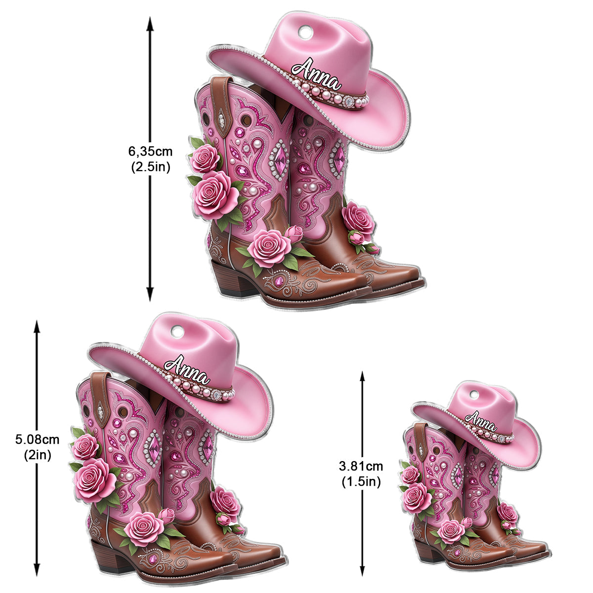 Cowgirl Boots - Personalized Cowgirl Earrings